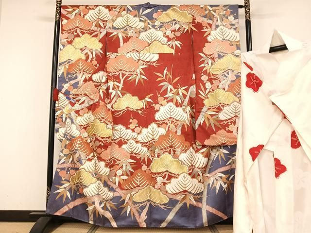 平和屋着物○皇室献上作家 藤井寛 振袖・長襦袢(無双仕立て