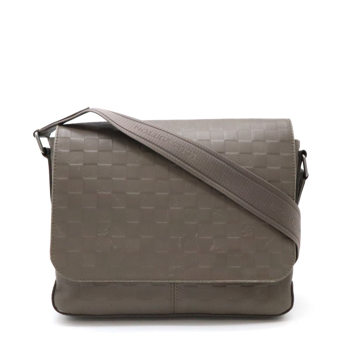 新品同様 ルイヴィトン ダミエ アンフィニ ディストリクトPM ショルダーバッグ LOUIS VUITTON ルイ ヴィトン ダミエアンフィニ ディストリクトPM