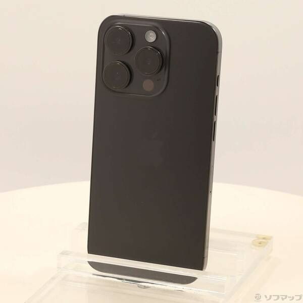〔中古品〕iPhone15 Pro 256GB ブラックチタニウム MTUC3J／A SIMフリー【258】