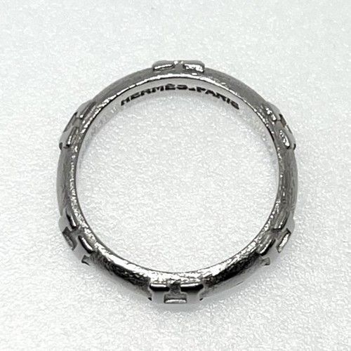 HERMES エルメス フィデリテ リング 750WG #50 ブランドジュエリー  