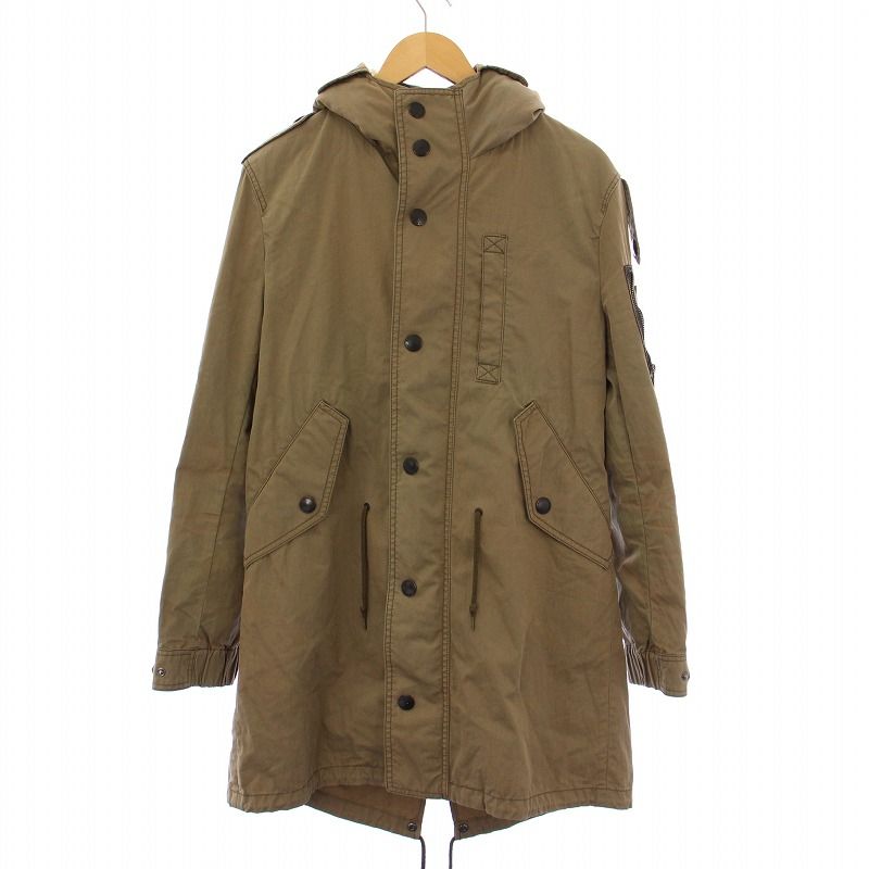 バーバリーブラックレーベル　モッズコート 中古・古着通販】BURBERRY BLACK LABEL (バーバリーブラックレーベル