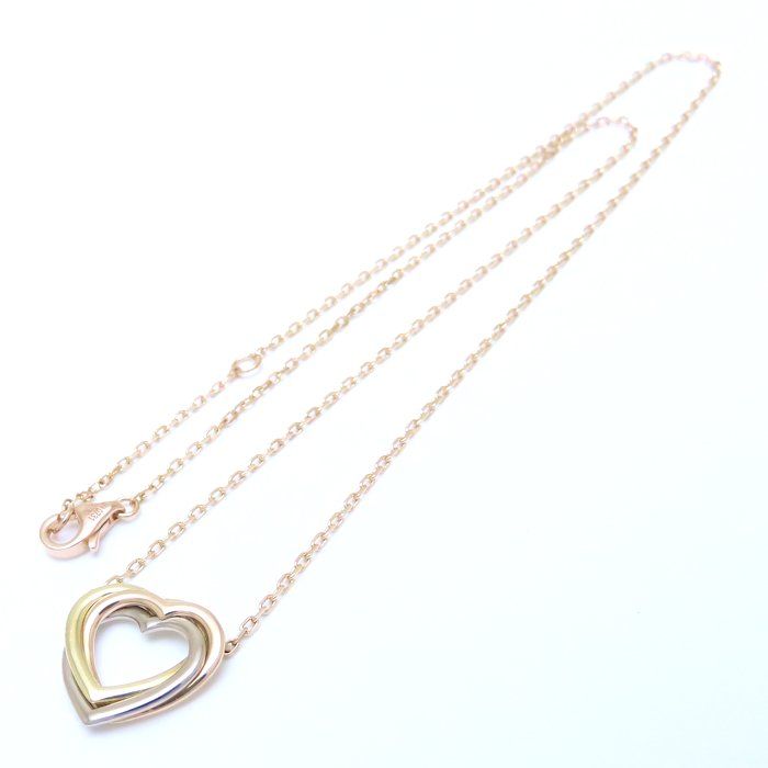 CARTIER カルティエ トリニティハート ネックレス B706110 K18