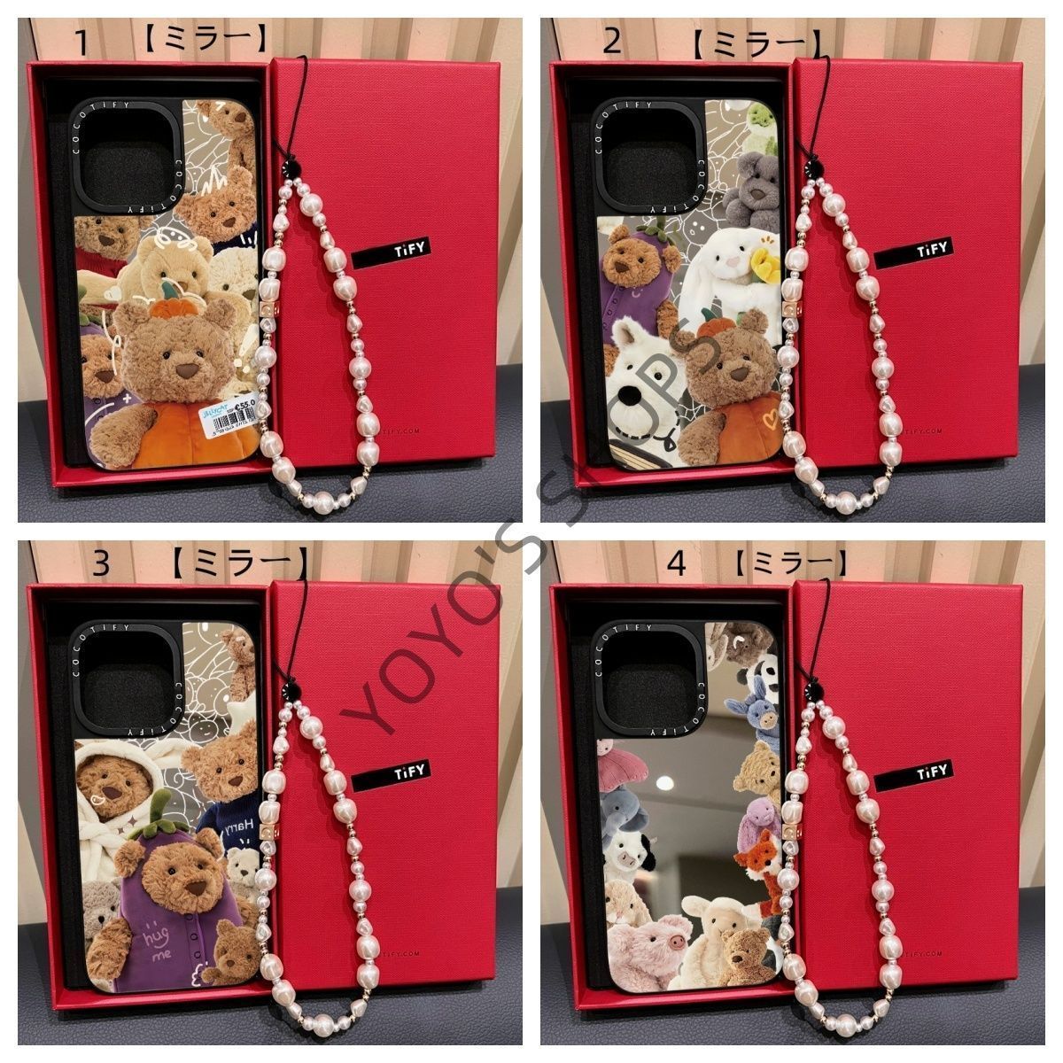 【送料無料・美品・新品未使用】4類選択可能 割れないミラータイプ ストラップ付き CASETIFY iphone15ケース おしゃれスマホケース 人気 iphone14proケース サンリオ 可愛い iPhone13 ケース