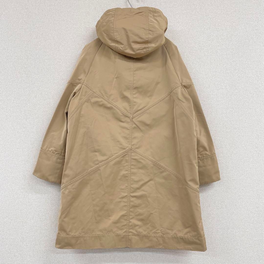 ブルネロクチネリ　モッズコート　モニーレ装飾　フード　シルク混　ベージュ　38 BRUNELLO CUCINELLI ブルネロクチネリ モッズコート モニーレ装飾