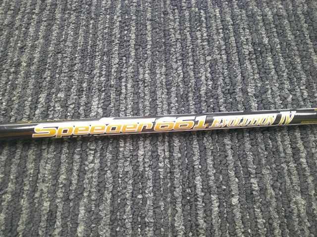 スピーダー661 エボリューション4 ドライバー用　テーラーメイドスリーブ付 Speeder661 EVOLUTION4 S テーラーメイドスリーブ 中古】Speeder
