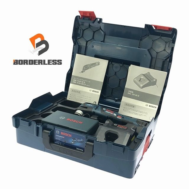BOSCH ボッシュ 10.8V コードレスマルチツール GMF10.8V-28 バッテリ1個 2.0Ah 充電器 アタッチメント ケース付 110173