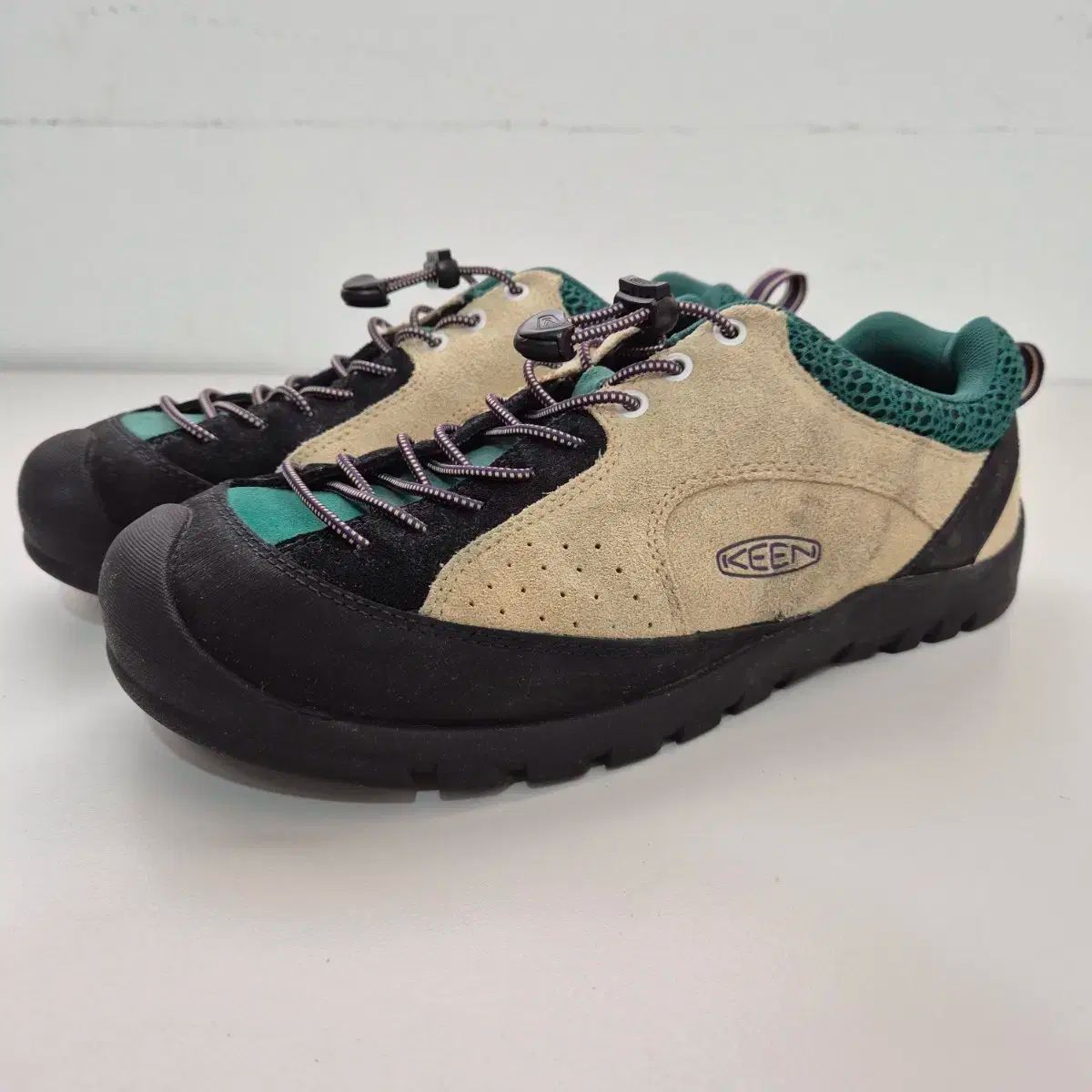 KEEN キーン ジャスパー 緩い SP スニーカーズ グリーン