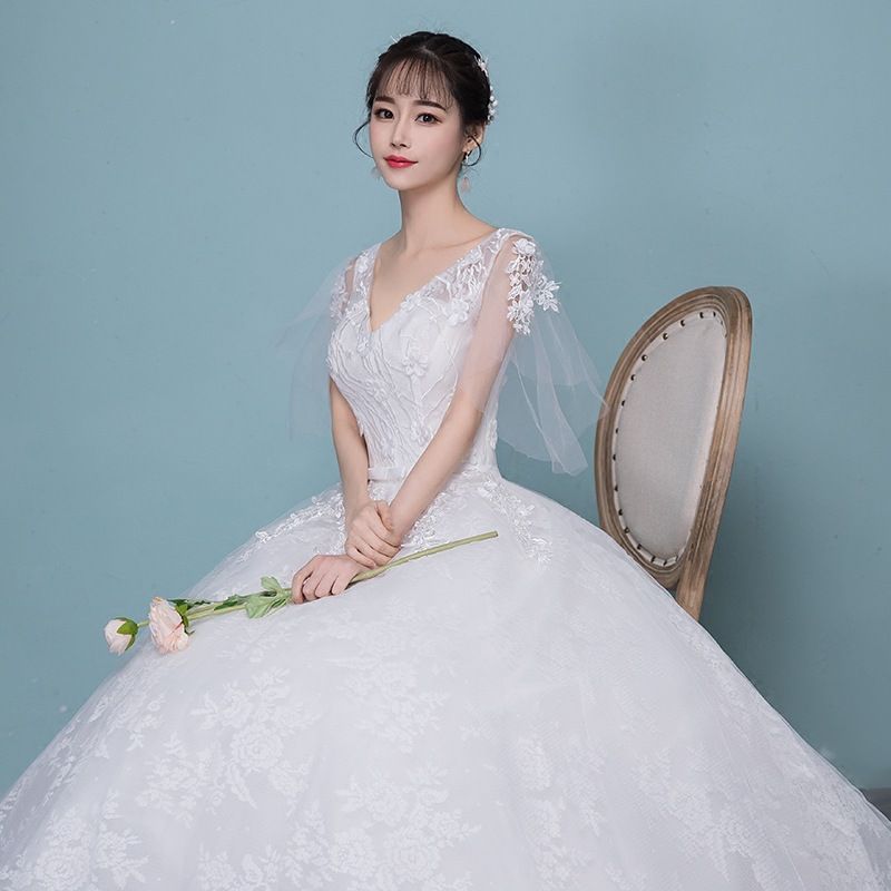 床付きウエディングドレス 花嫁用