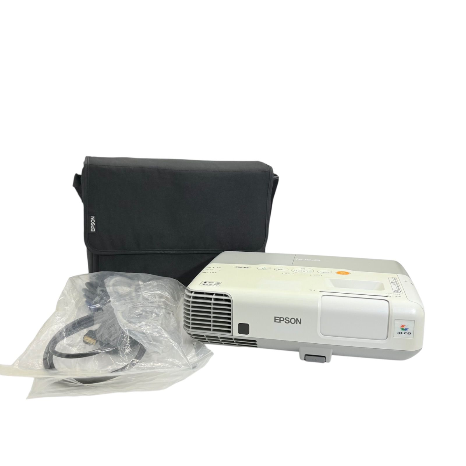 エプソン EPSON 3000lm EB-900 リモコン付 プロジェクター ホワイト