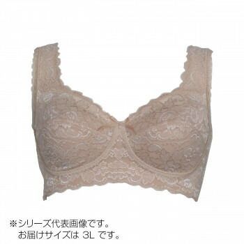TAMURA Yauco 総レース多機能ブラジャー TYA90 フラックスベージュ3L-TYA90-220-3L