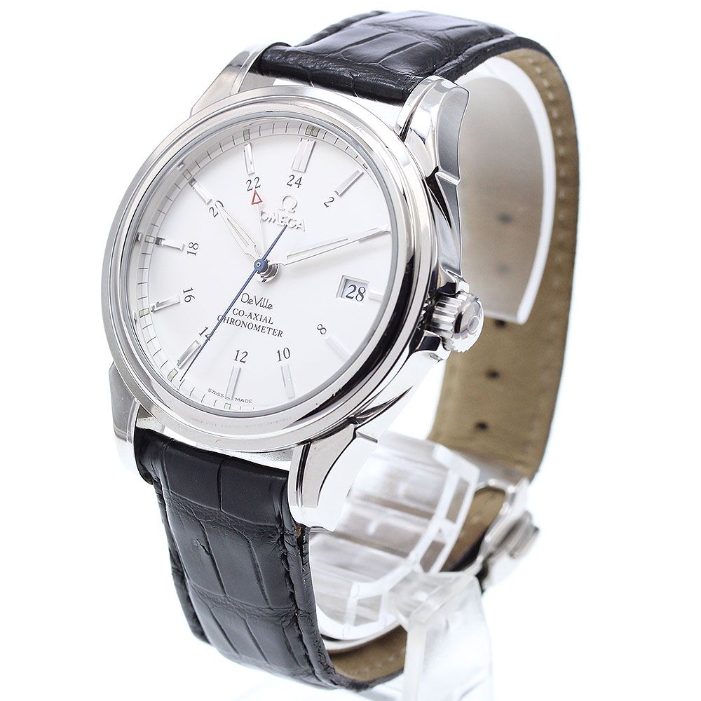 オメガ OMEGA 4833.31.32 デビル コーアクシャル GMT デイト 自動巻き メンズ _911874