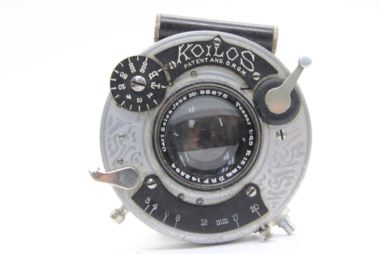 返品保証】 【希少】 Koilos Patent ANG DRGM Tessar DRP 131mm F6.3