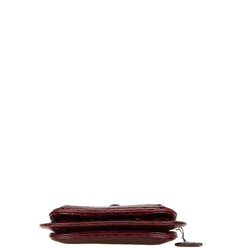 ALDO TORELLI アルドトレッリ クロコ型押し 斜め掛け ショルダーバッグ  