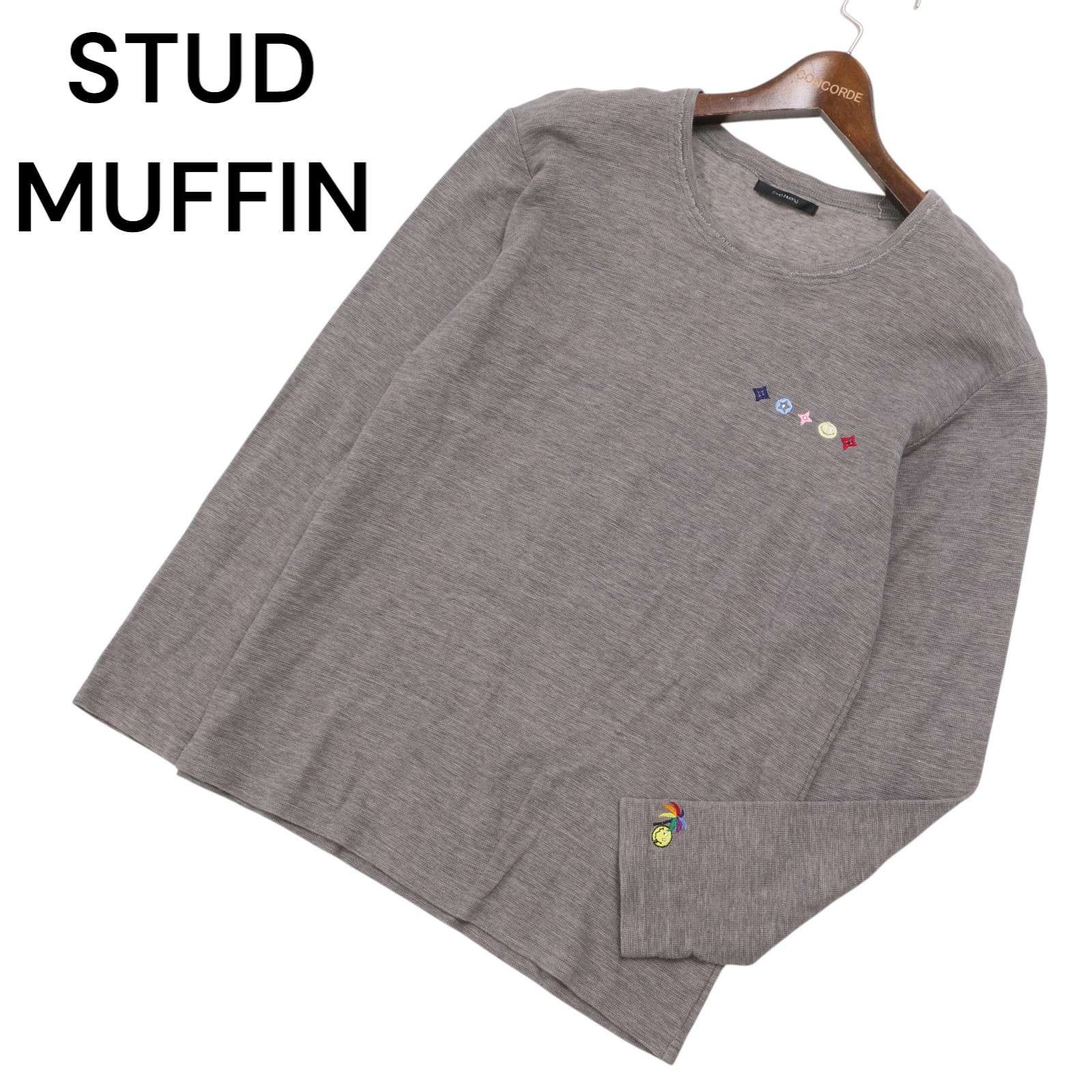 STUD MUFFIN - coco 未使用品 スタッドマフィン STUD MUFFIN メンズ 長袖シャツ 3(M) 白 ホワイト モックネック ハイネック 春秋 STUD MUFFIN - coco 未使用品 スタッドマフィン STUD MUFFIN