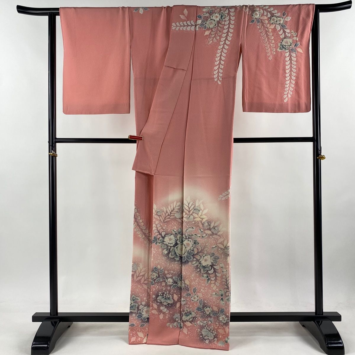訪問着 身丈166cm 裄丈67cm L 袷 翠山工房 落款 辻ヶ花 ぼかし
