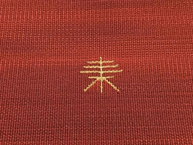 平和屋着物●爪掻き本綴れ　京都の和装業の老舗一門　千切屋　八寸名古屋帯　霞文　正絹　逸品　未使用　BAAU1852hv 平和屋着物○爪掻き本綴れ 京都の和装業の老舗一門 千切屋 八寸名古屋