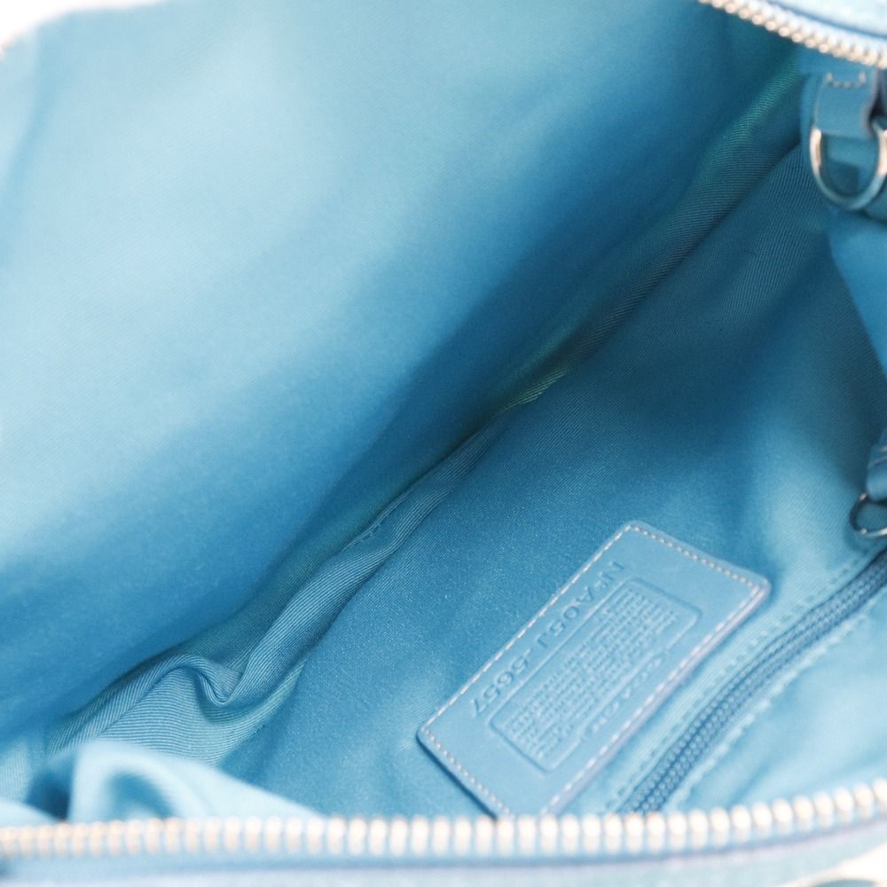COACH】コーチ ワンショルダー シグネチャー 5657 キャンバス 白/マ