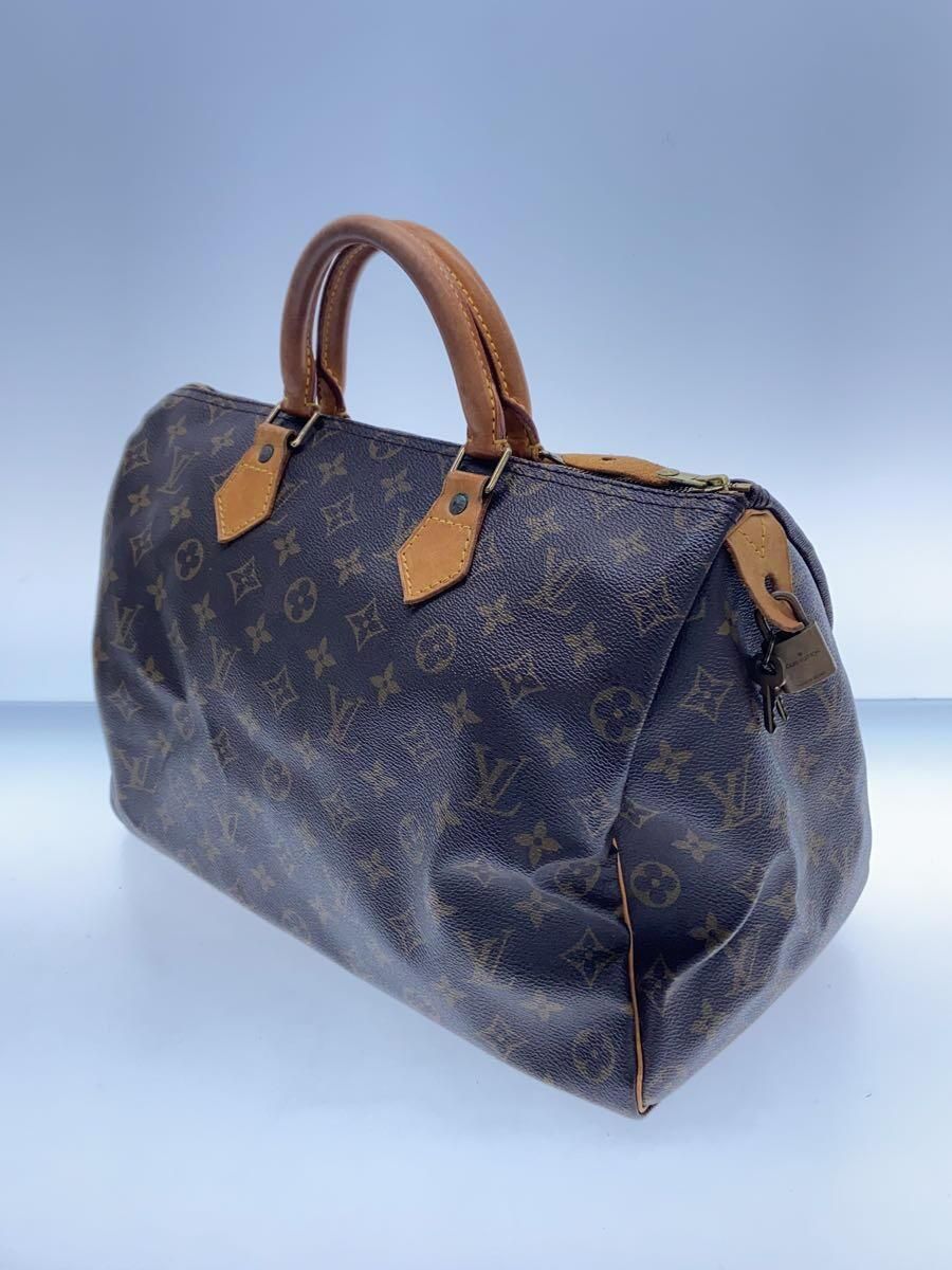 LOUIS VUITTON 1)スピーディ40_モノグラム・キャンバス_BRW PVC ブラウン M41522 - メルカリ