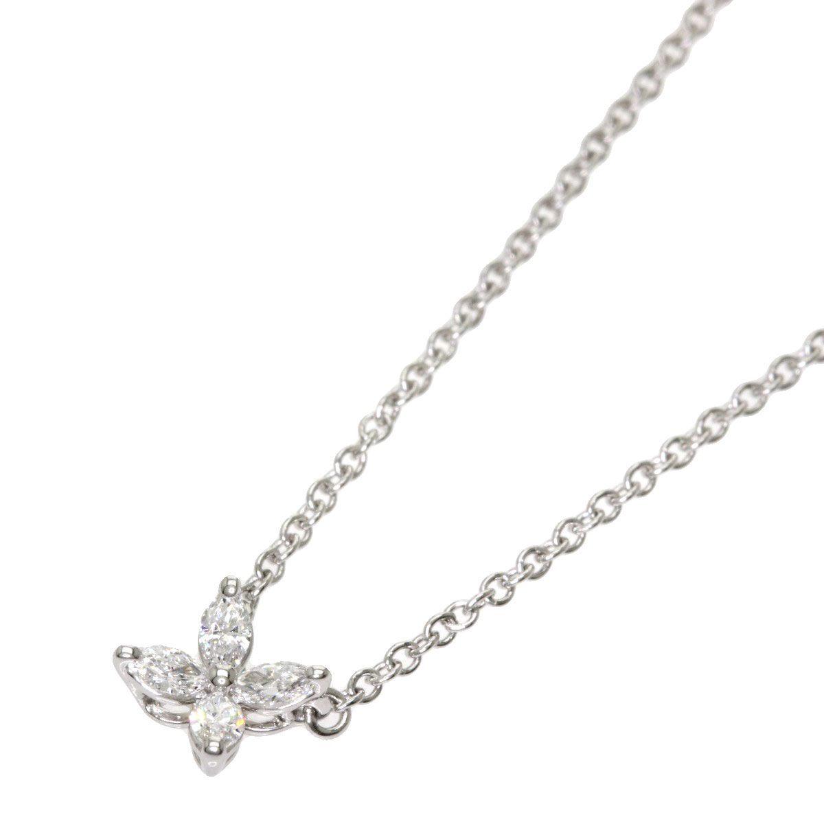 TIFFANY\u0026Co. ティファニー 天然ダイヤモンド ネックレス Pt950