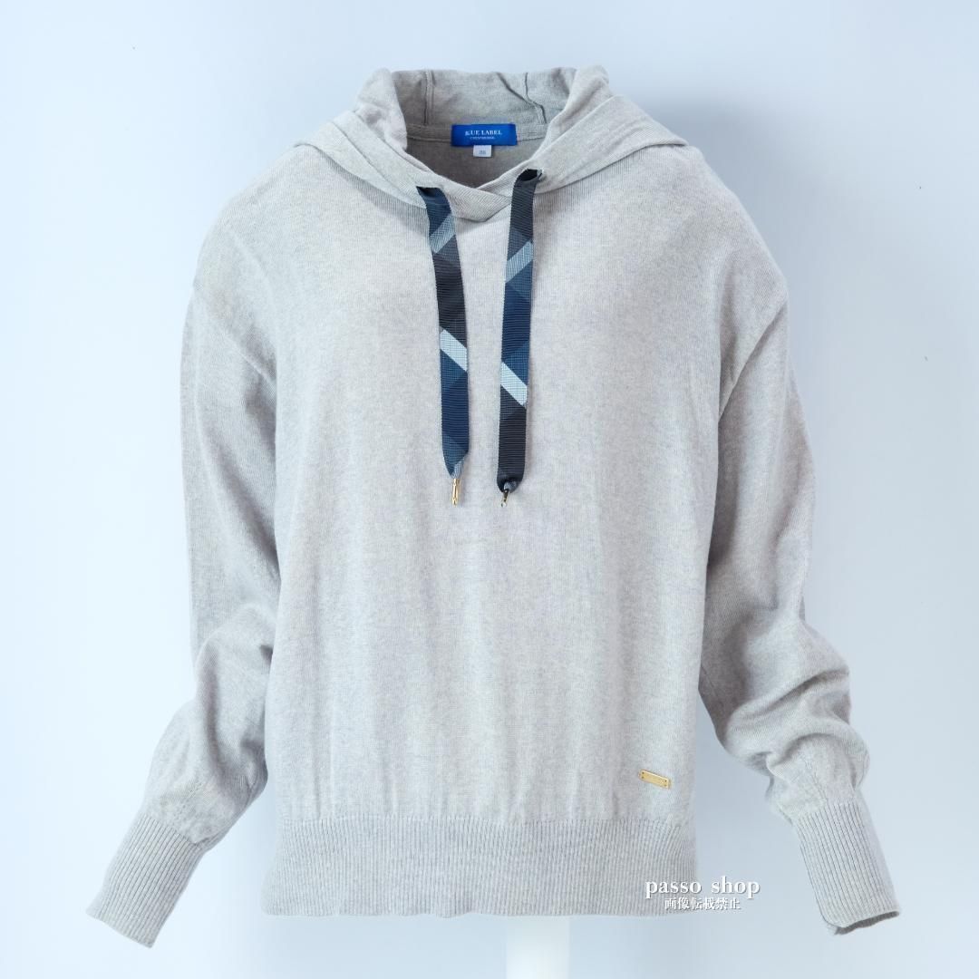 級 ブルーレーベル クレストブリッジ ニット パーカー グレー M