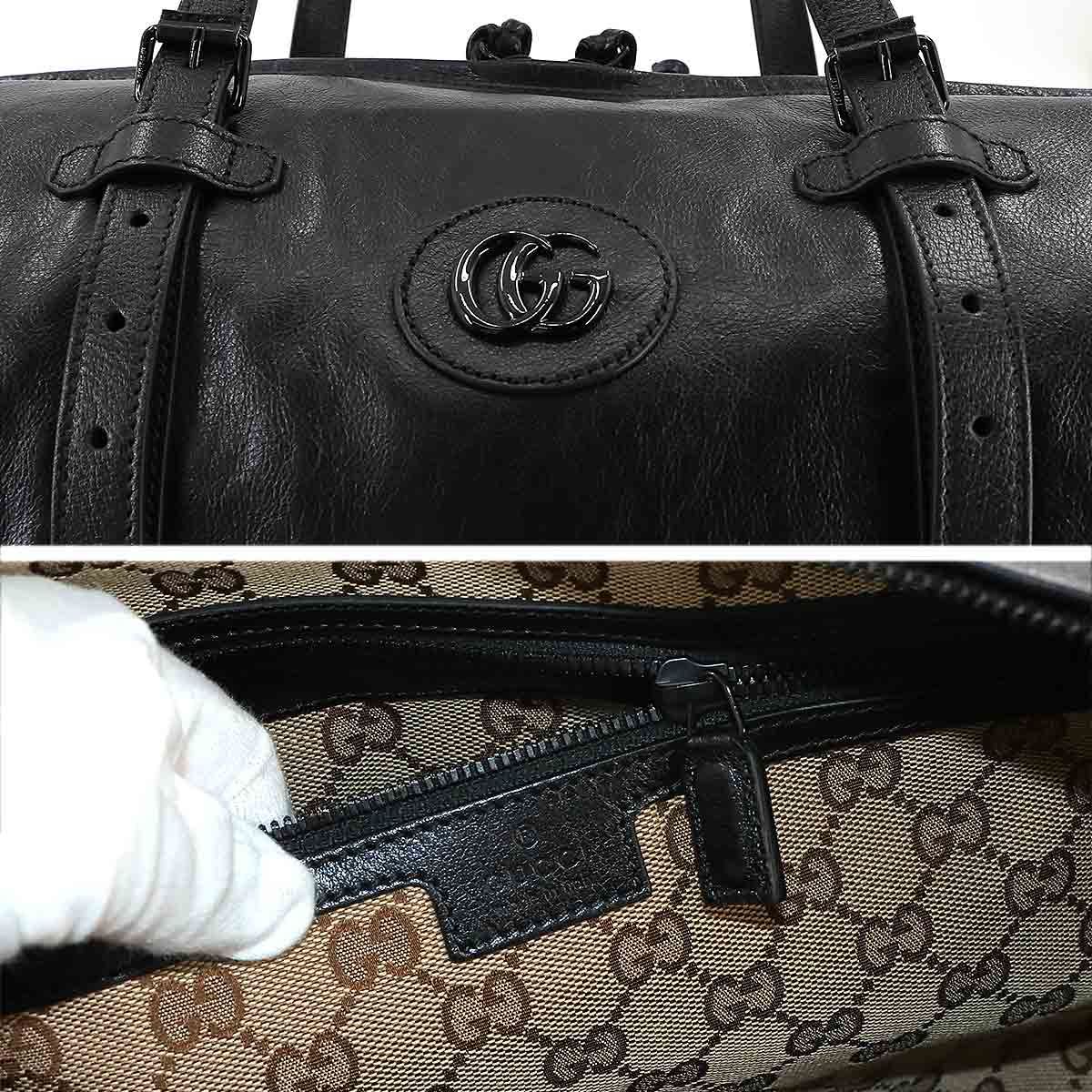 未使用 展示品 グッチ GUCCI ダブルG 2way ボストン ショルダー