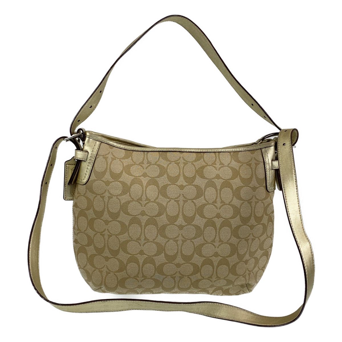 COACH コーチ シグネチャー ゴールド シルバー金具 レザー F17181 