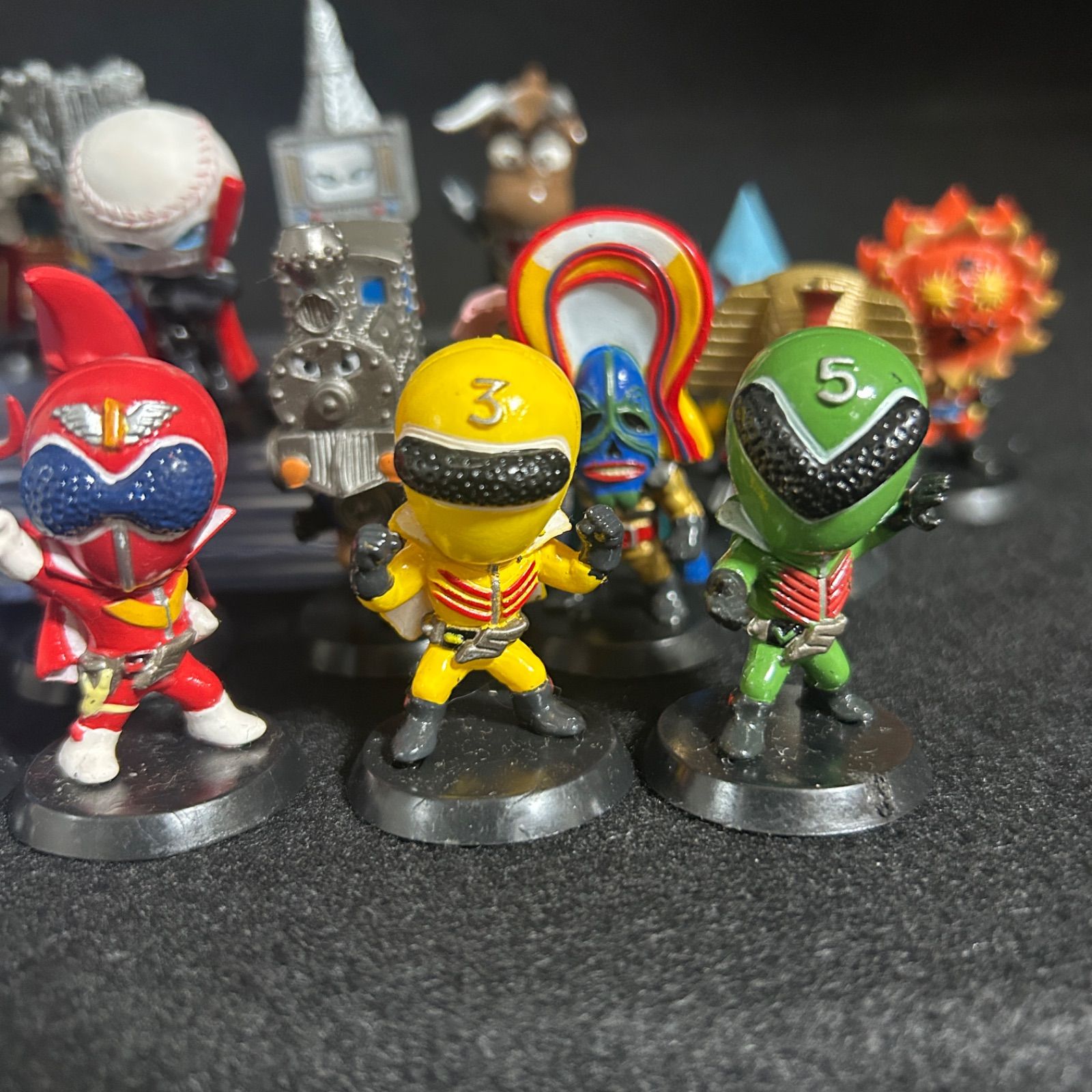 特撮ヒーローズ 秘密戦隊ゴレンジャー 食玩 フィギュア まとめ