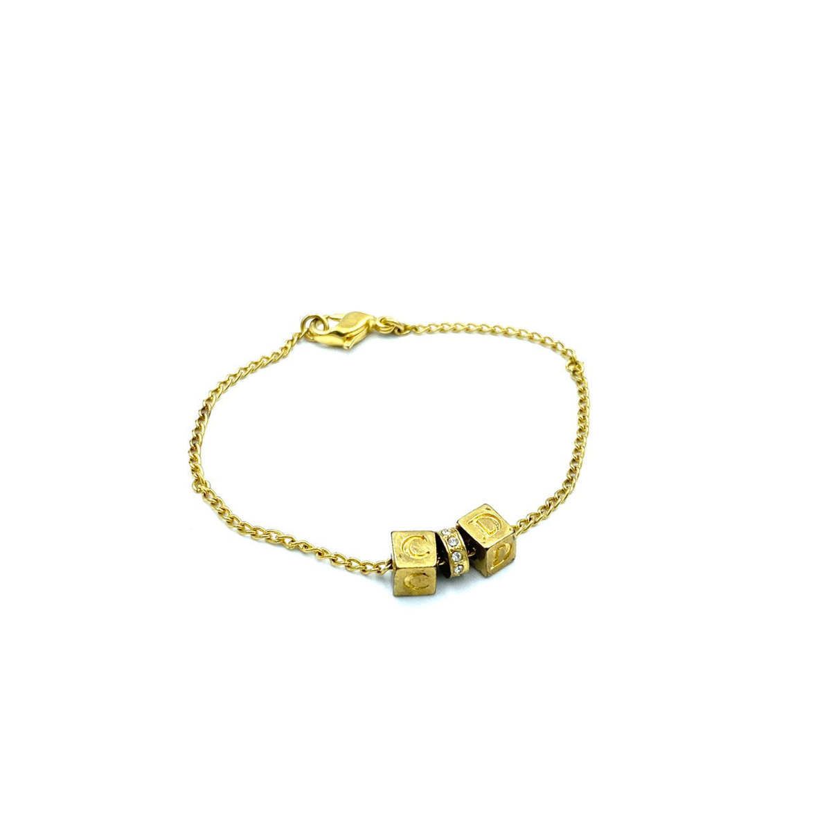 極美品 Christian Dior ディオール ヴィンテージ CD ロゴ ダイス 