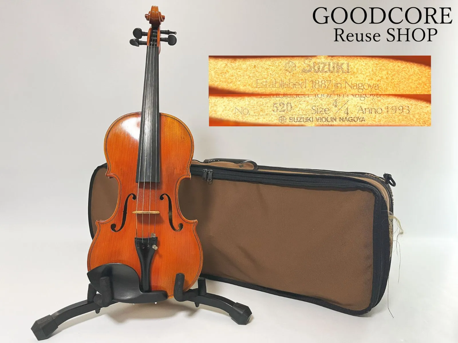 SUZUKI No.520 3/4 バイオリン　スズキ 2025年最新】スズキバイオリン NO.520の人気アイテム - メルカリ