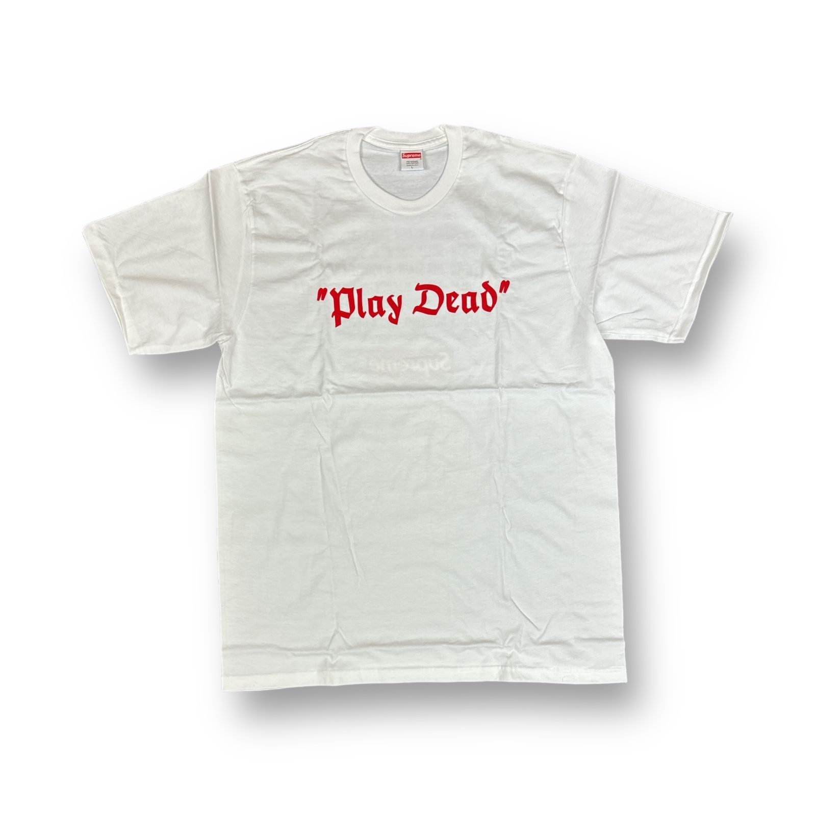 新品 Supreme 22SS Play Dead Tee プリント クルーネック T
