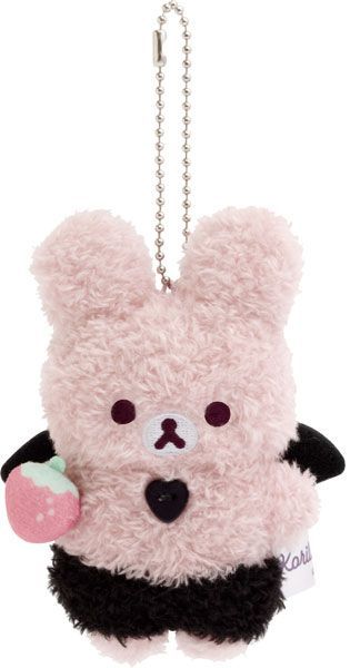 10個★ぶらさげぬいぐるみ うさぎ ぴんく コリラックマのこあくま気分 コリラックマのこあくま気分 ぶらさげぬいぐるみ こあくまうさぎ