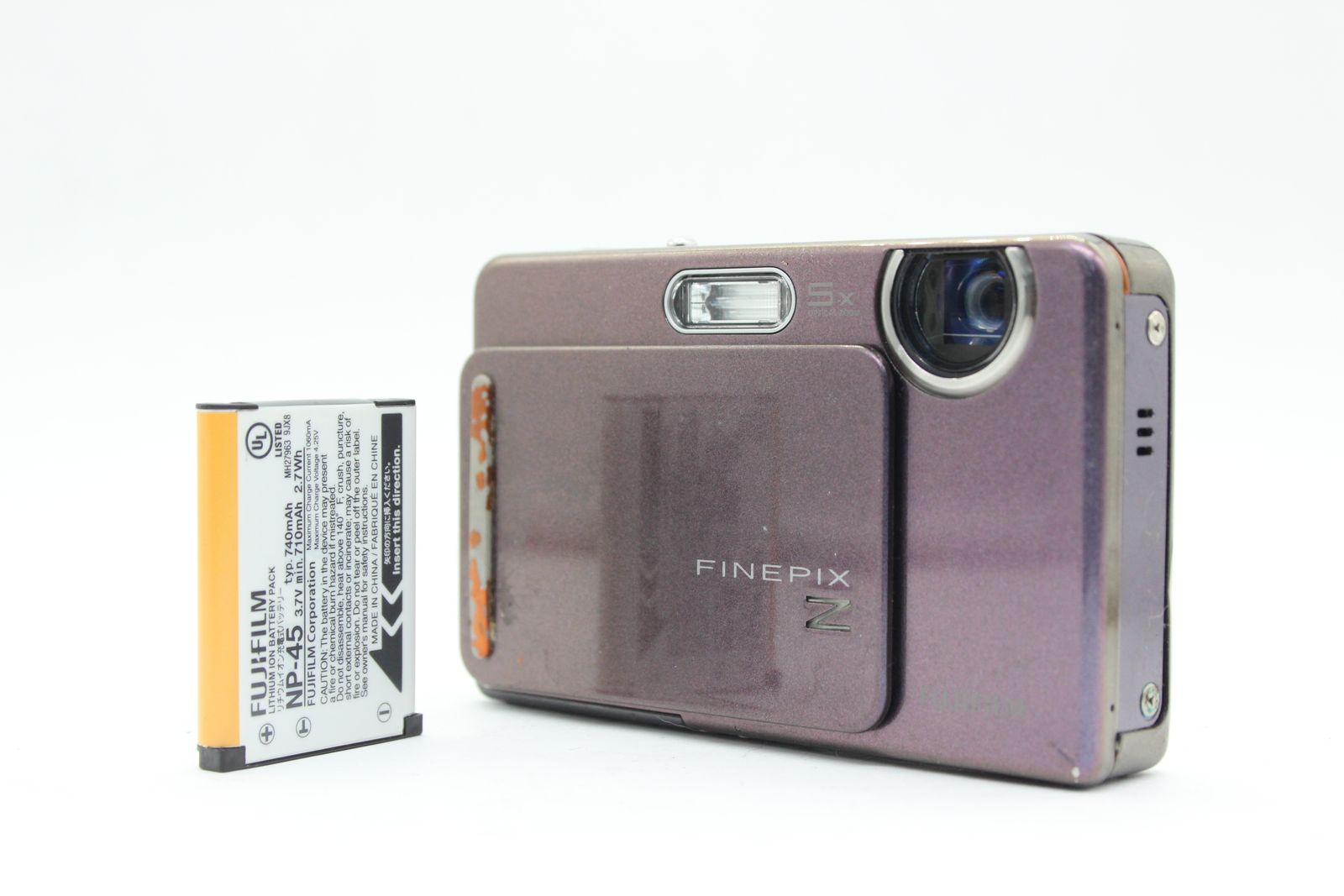 返品保証】 フジフィルム Fujifilm Finepix Z300 パープル 5x 