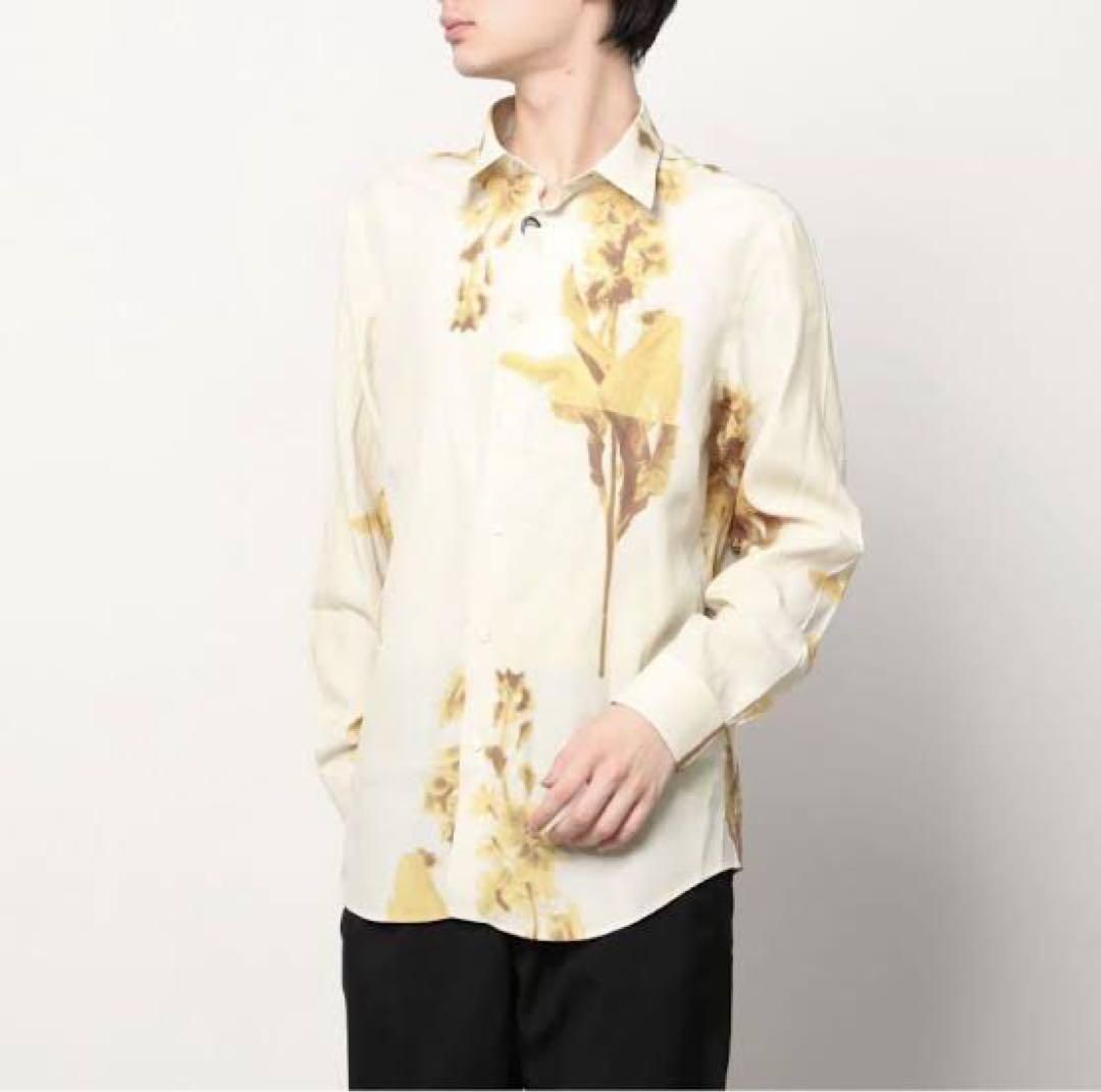 22ss Paul Smith Stem Floral プリントシャツ 金ボタン Lサイズ