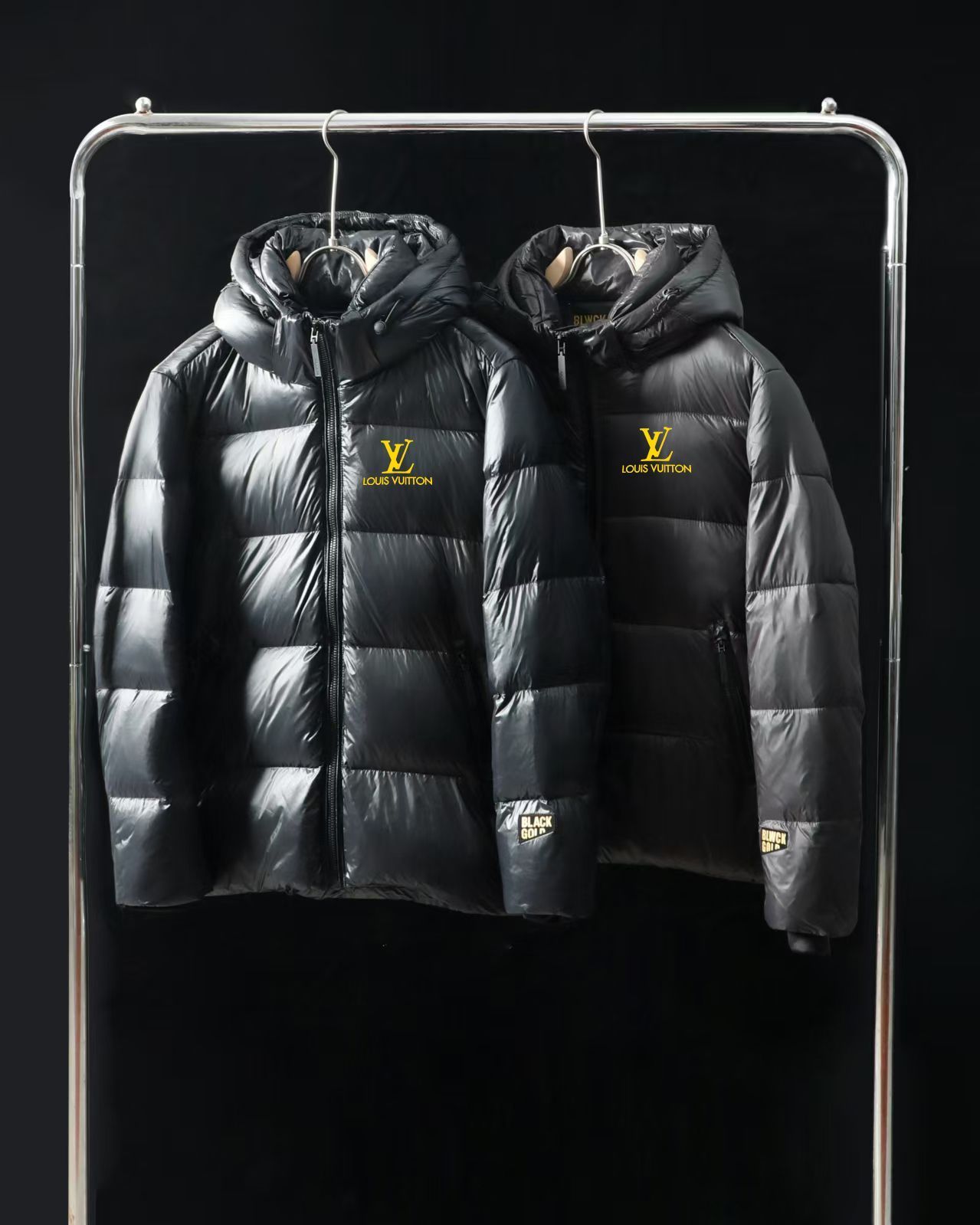 Louis Vuitton ルイ ヴィトン ブラック ウォーム ダウン ジャケット