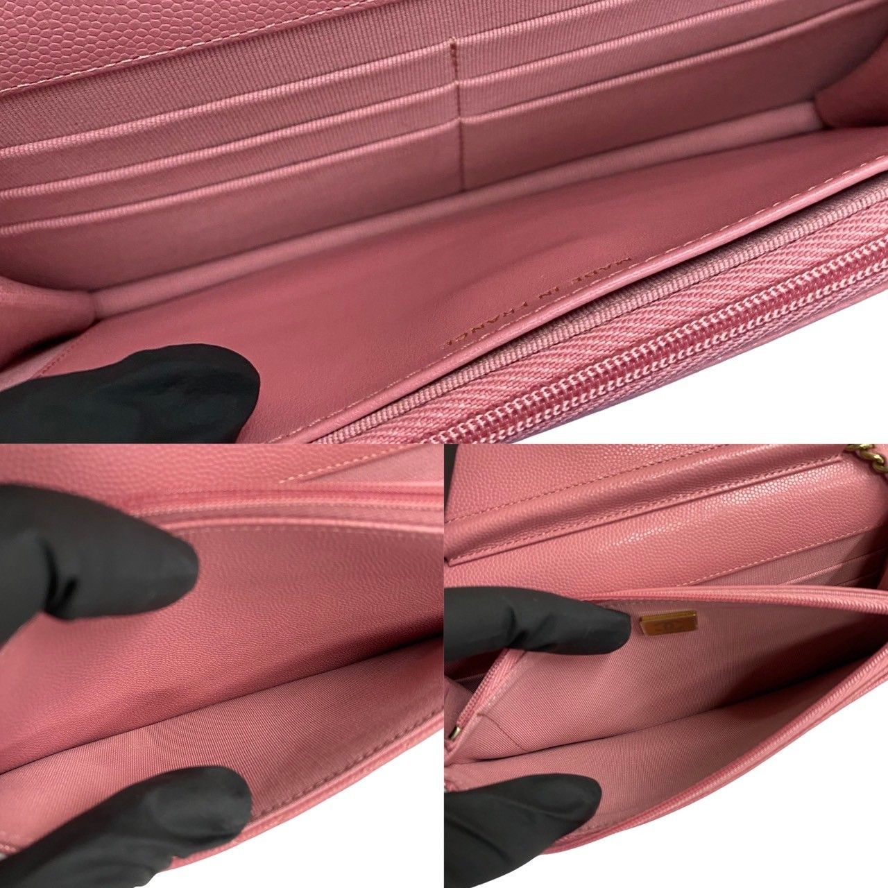 未使用保管品 シリアル有 CHANEL シャネル キャビアスキン マトラッセ  