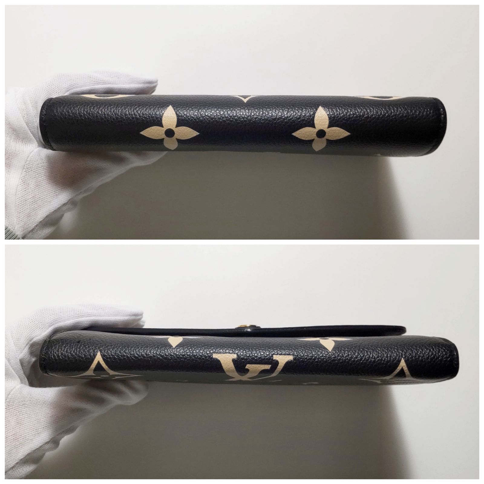 ルイヴィトン アンプラント ポルトフォイユ サラ ノワール ブラック 長