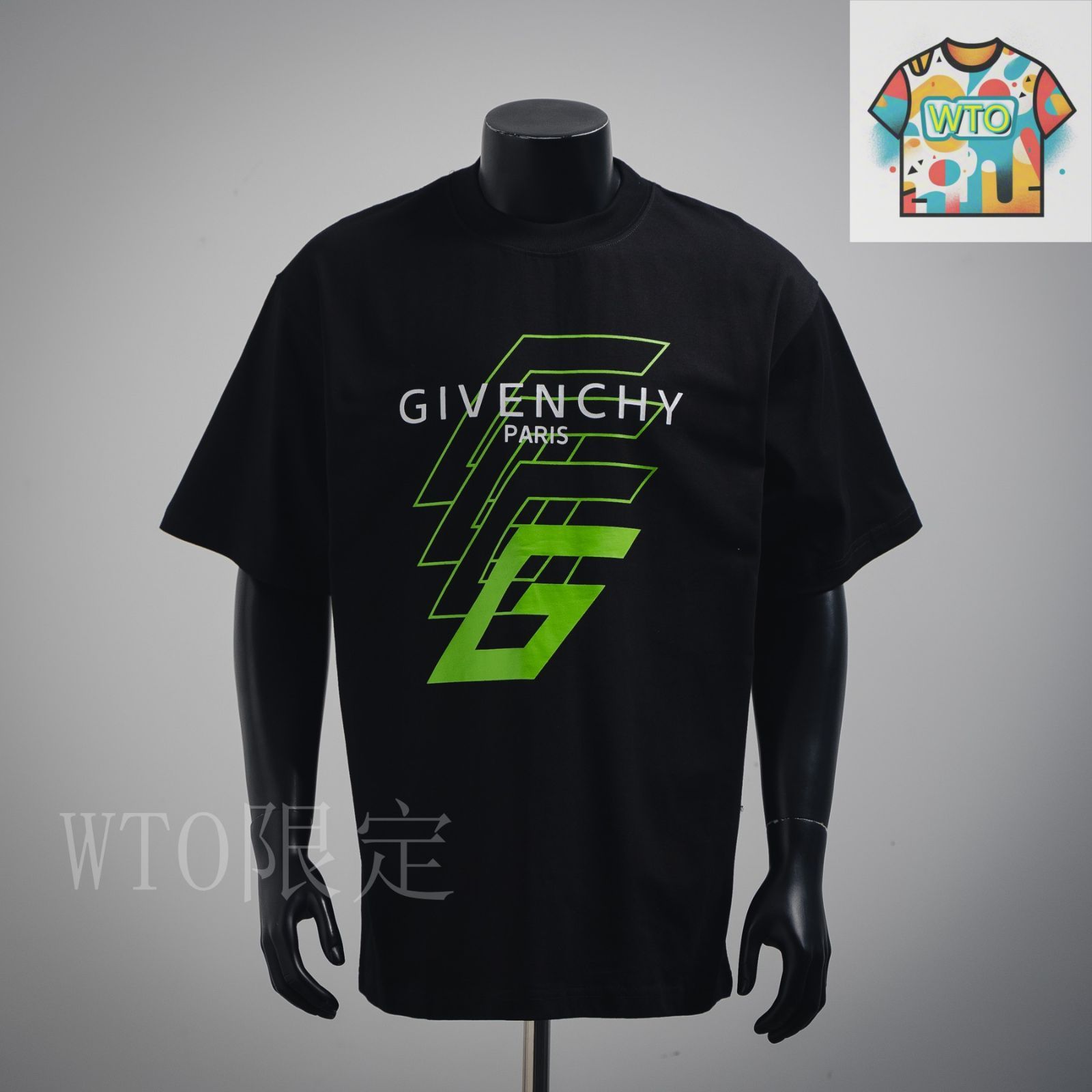 今日WTO】GIVENCHY 25ss フォールド大 G プリント半袖 T シャツ