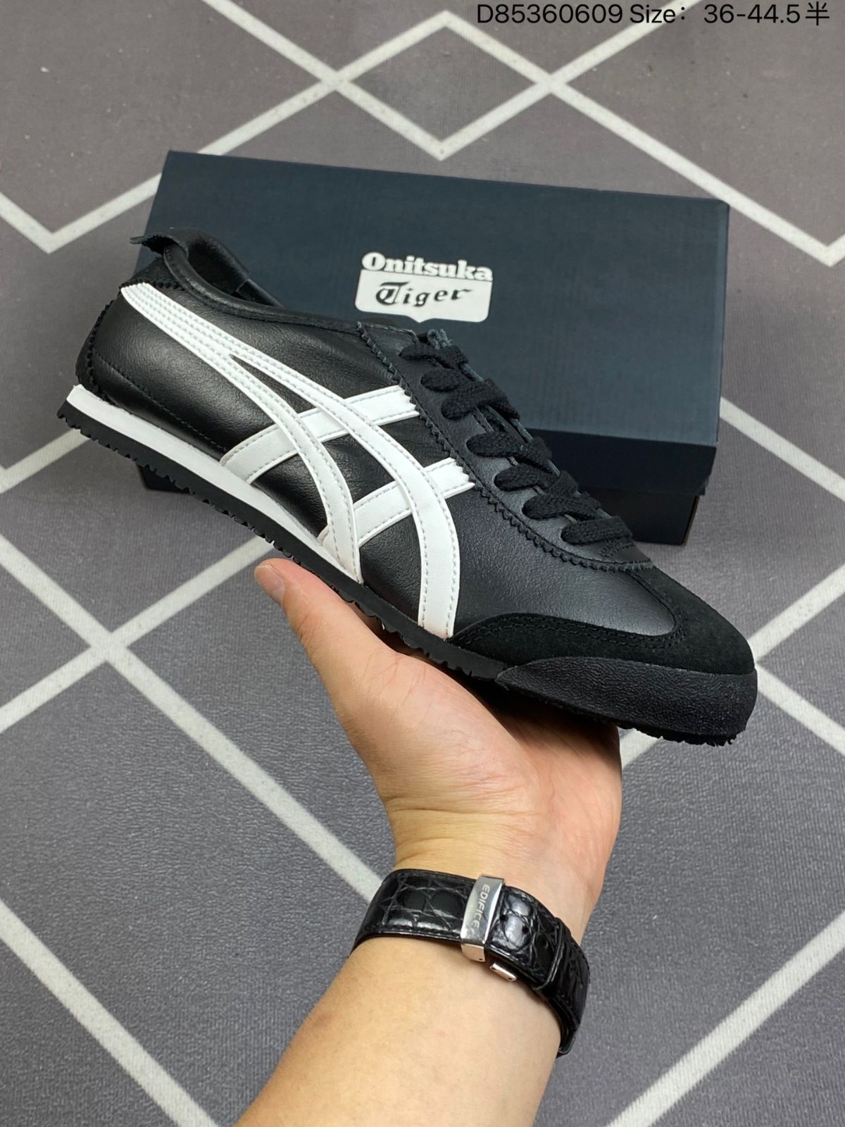 Onitsuka Tiger Mexico 66 Black Silver