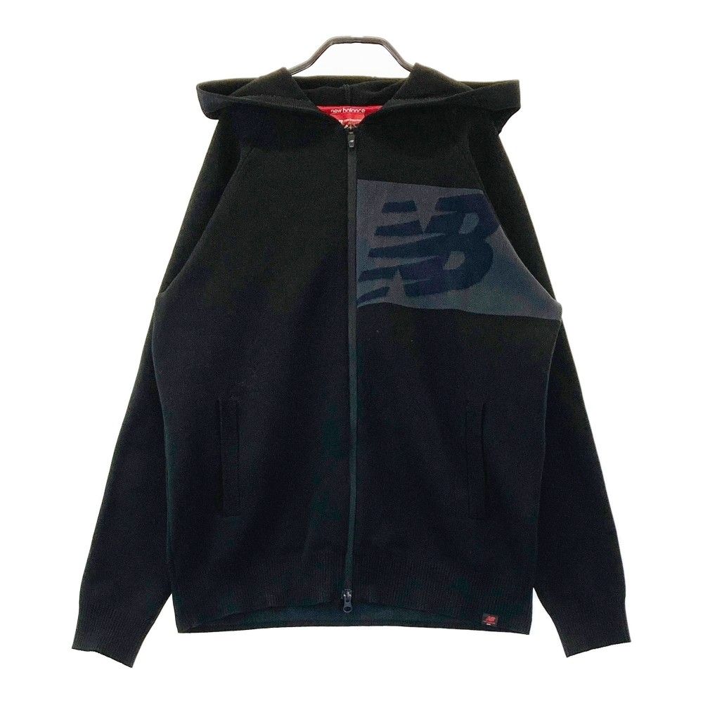 サイズ 5 NEW BALANCE GOLF ニューバランス ニット ジップパーカー ジャケット ブラック系 240101438846 ゴルフウェア メンズ ストスト
