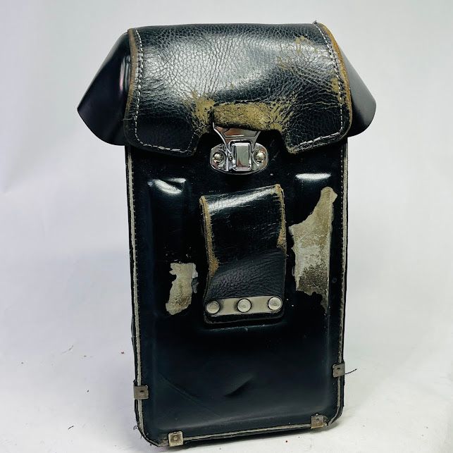 中古】日本郵便 郵政 郵便局 書留用かばん ムトー社製 使用感大 腰掛