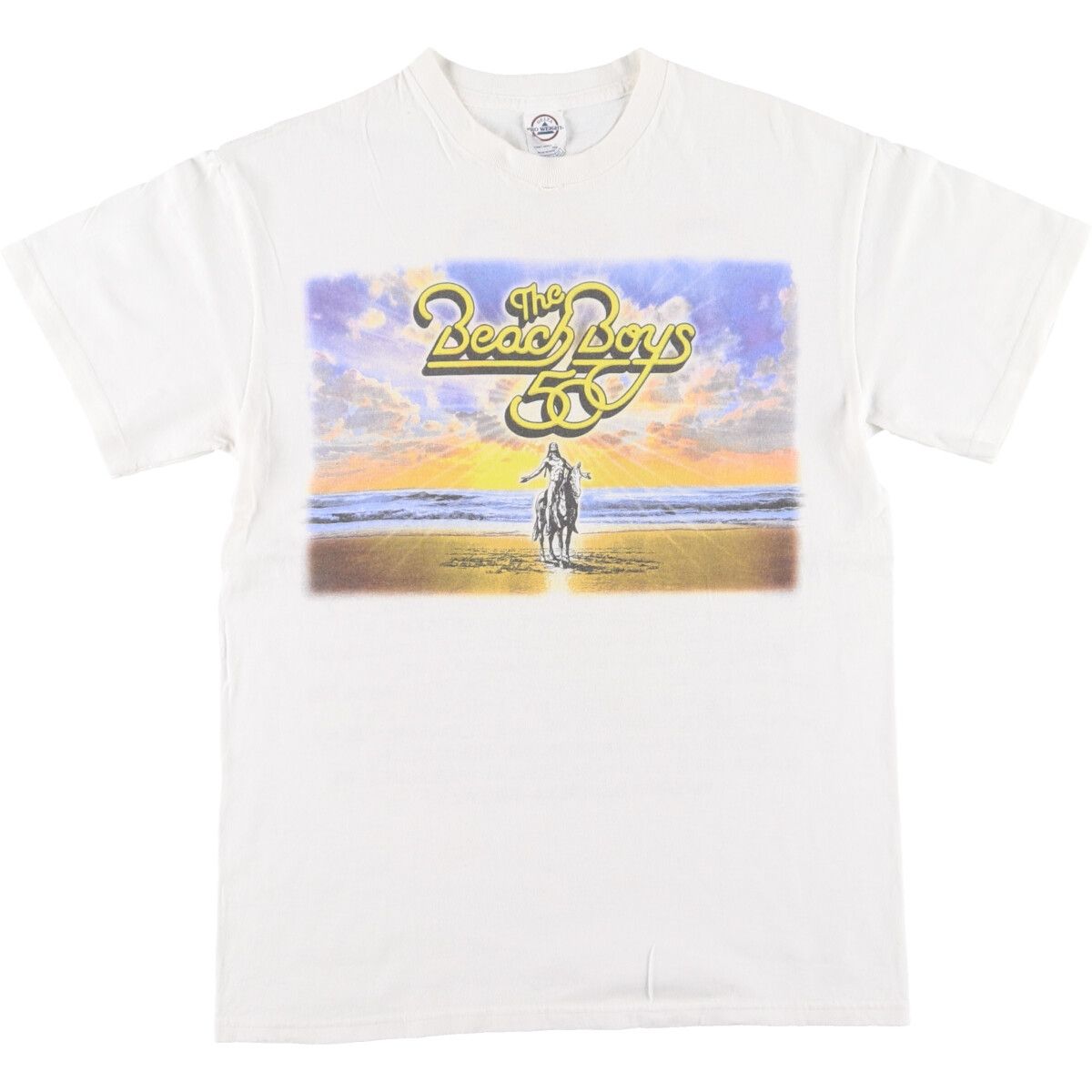 古着 DELTA THE BEACH BOYS ザビーチボーイズ 両面プリント バンドTシャツ バンT メンズM /eaa425368