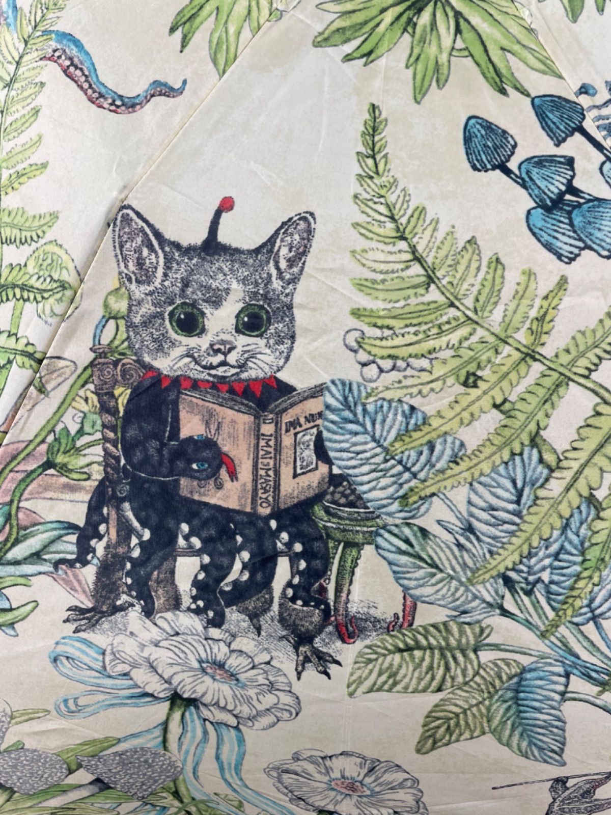 傘 ◇ ヒグチユウコ ◇ ギュスターヴくん 折りたたみ傘 GUSTAVE 猫 ...