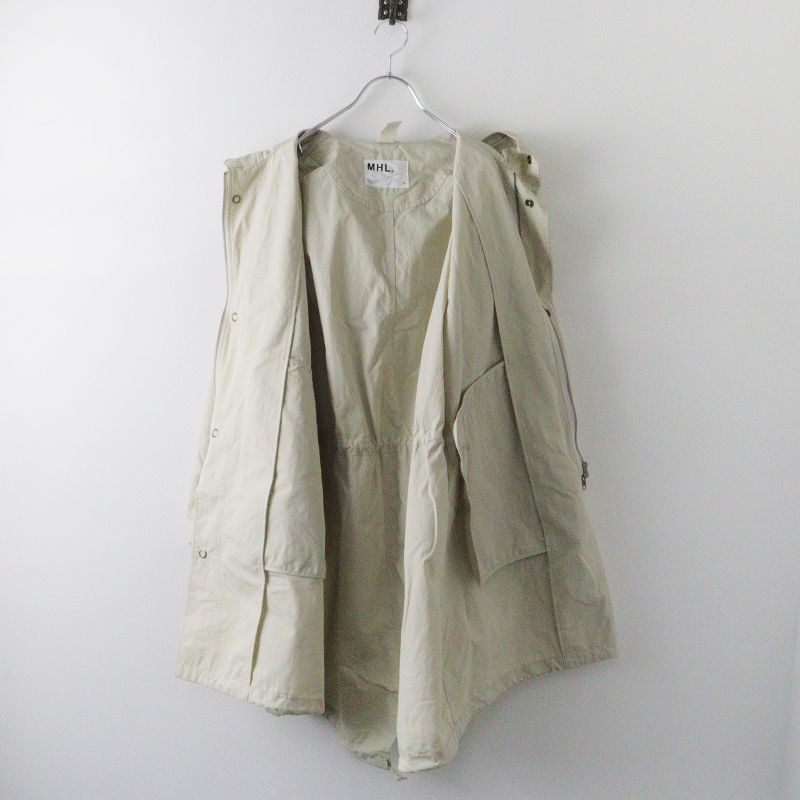 meiさん専用 未使用級✨マーガレットハウエル　コート　WORSTED WOOL 2022SS エムエイチエル マーガレットハウエル MHL WASHED COTTON