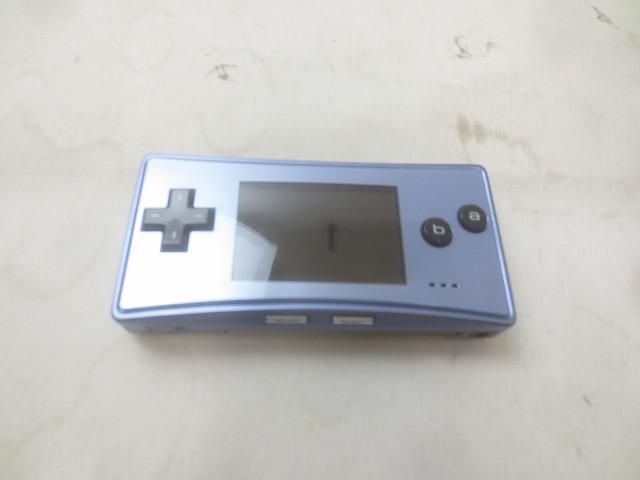 中古品 ゲーム ゲームボーイミクロ 本体 OXY-001 ブルー 動作品
