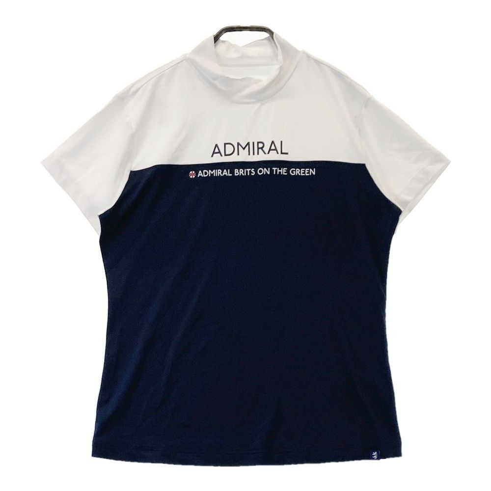 Admiral ATLAS01 Tシャツ Lサイズ ネイビー サイズ：L ADMIRAL アドミラル ハイネック 半袖Tシャツ ネイビー