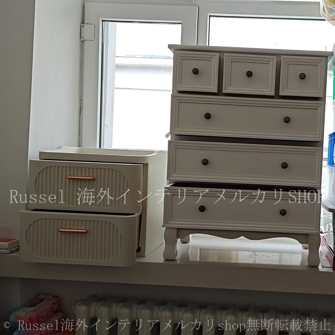 ドイツ　ドロワー　小引き出し　ドロワー　収納棚　キャビネット　アンティーク 4drawers_box1.jpg