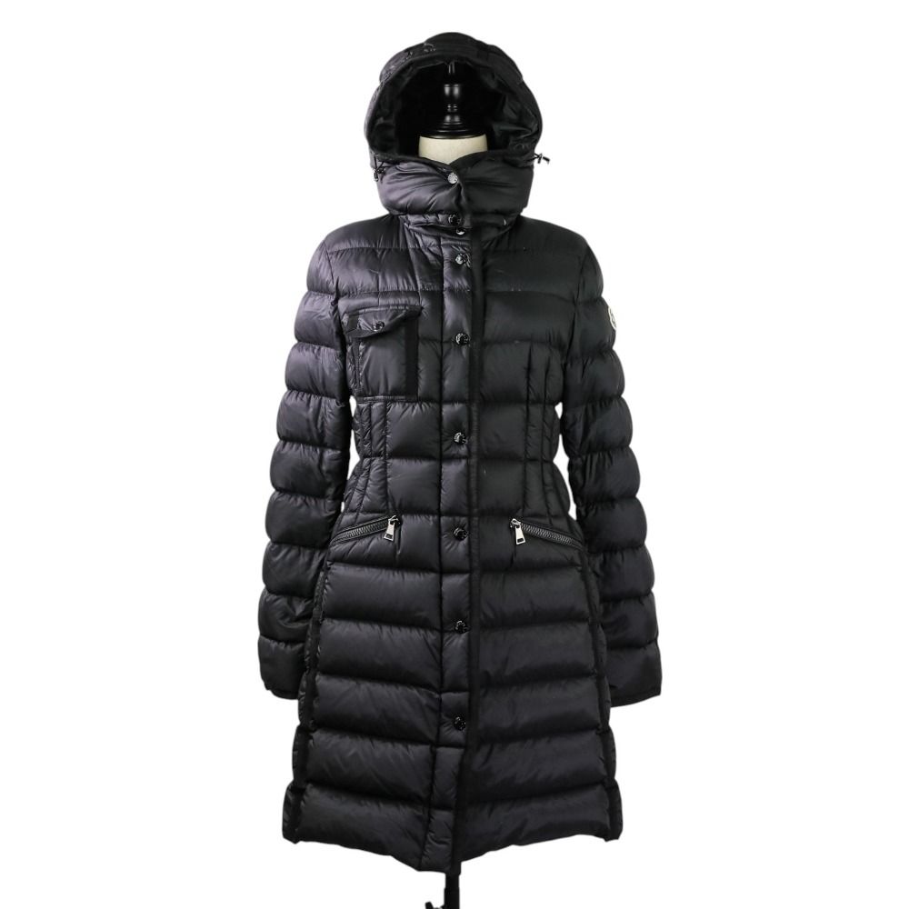 美品 21AW MONCLER モンクレール HERMINE フード ロング ダウン