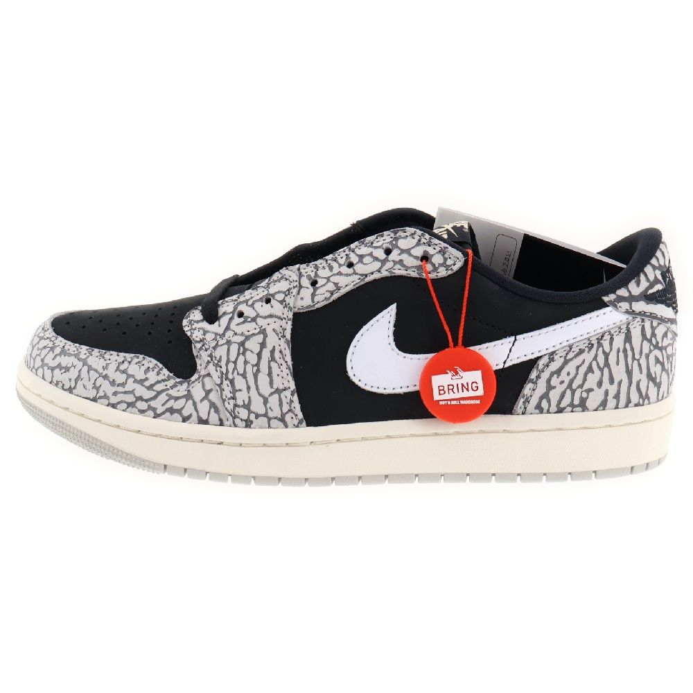 NIKE (ナイキ) AIR JORDAN 1 RETRO LOW OG BLACK CEMENT CZ0790-001 エア ジョーダン1 レトロ ブラック セメント ローカットスニーカー グレー/ブラック US9/27cm