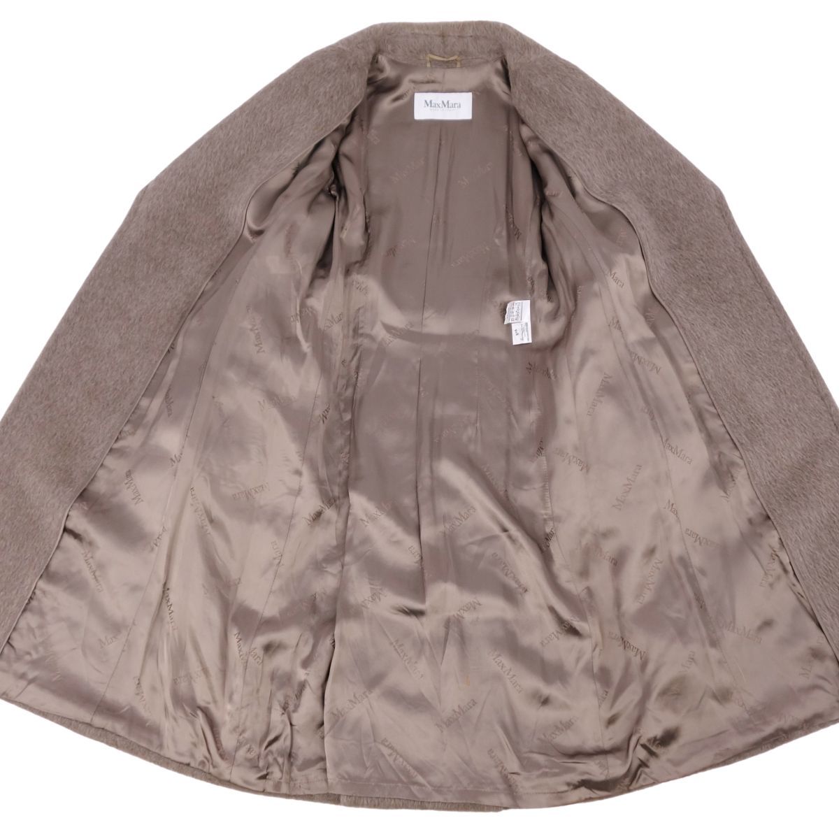 マックスマーラ Max Mara コート 白タグ ロングコート ベルト付き アル