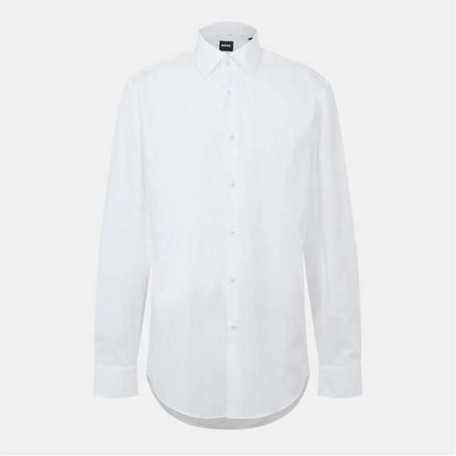 【送料無料】 ボス メンズ シャツ トップス H-Hank-Kent-C1-214 10219212 01 Oxford Shirt Mens White